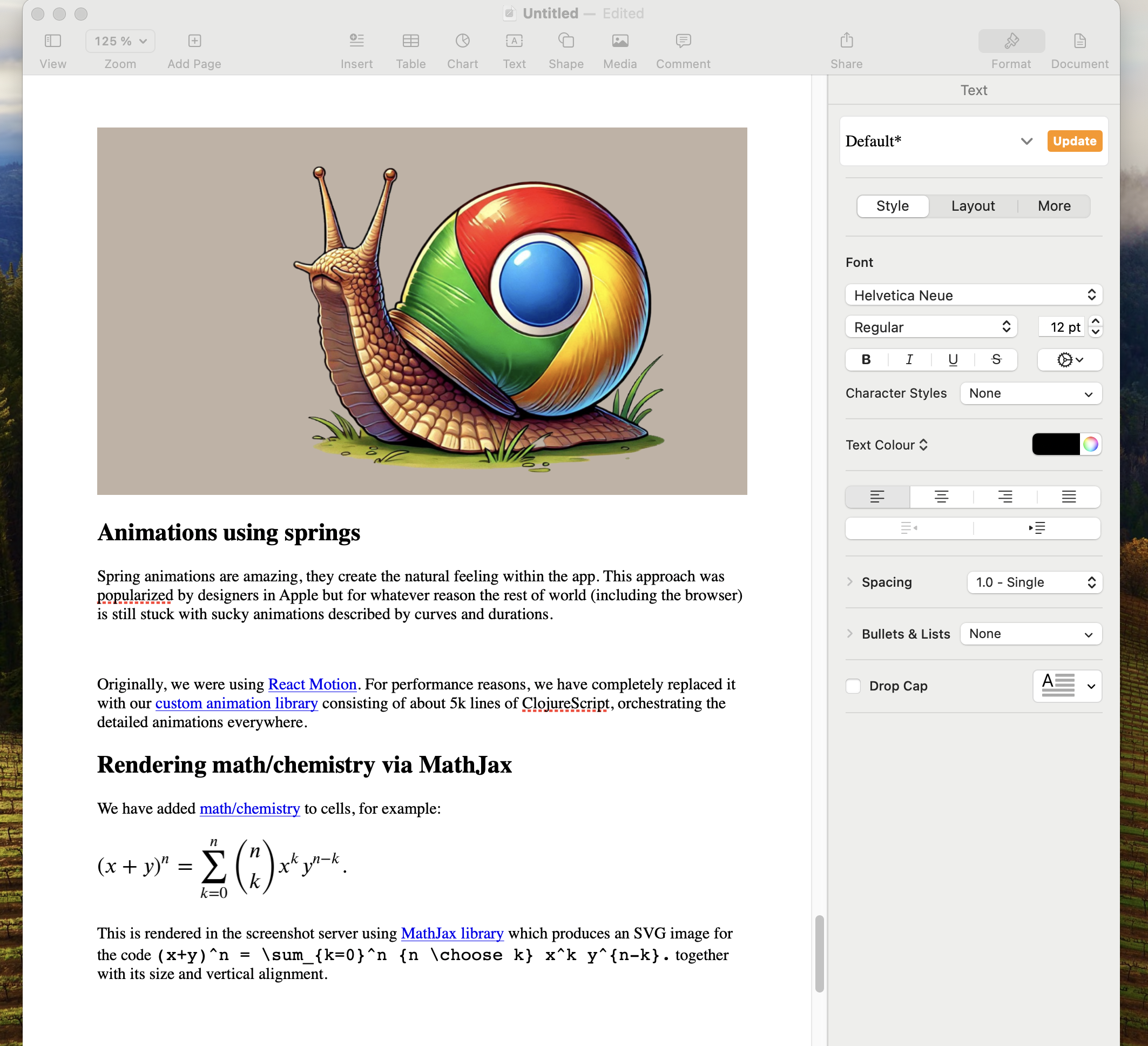 IT architektura OrgPad vložená jako formátovaný text